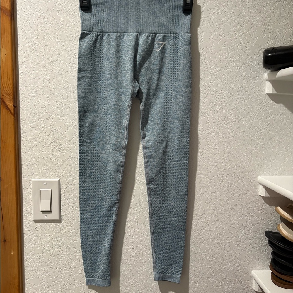Gymshark Light Blue Textured Leggings